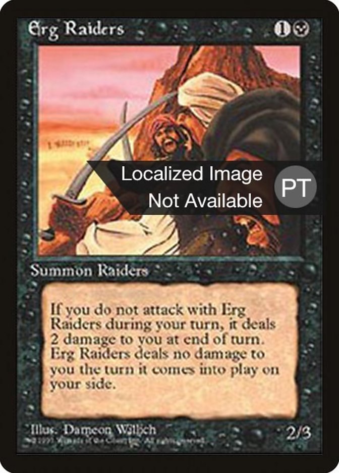 Erg Raiders [Fourth Edition (Foreign Black Border)] | Boutique FDB TCG