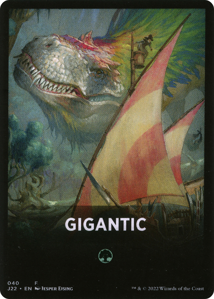 Gigantic Theme Card [Jumpstart 2022 Front Cards] | Boutique FDB TCG