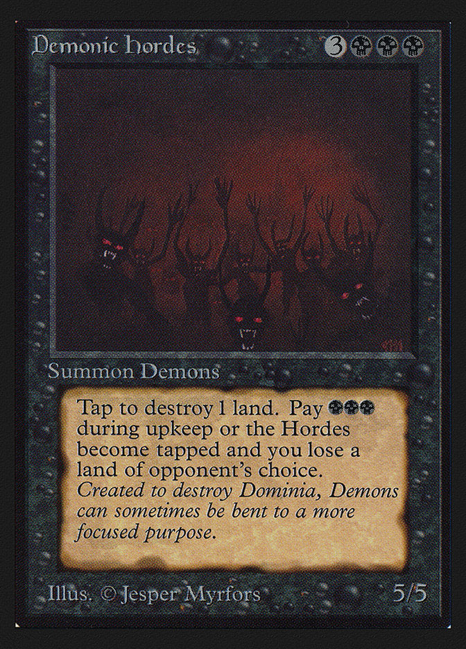 Demonic Hordes [International Collectors' Edition] | Boutique FDB TCG