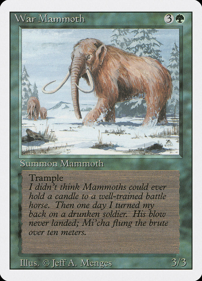 War Mammoth [Revised Edition] | Boutique FDB TCG