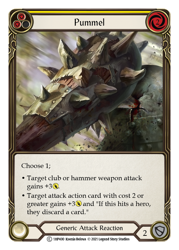 Pummel (Yellow) [1HP400] (History Pack 1) | Boutique FDB TCG