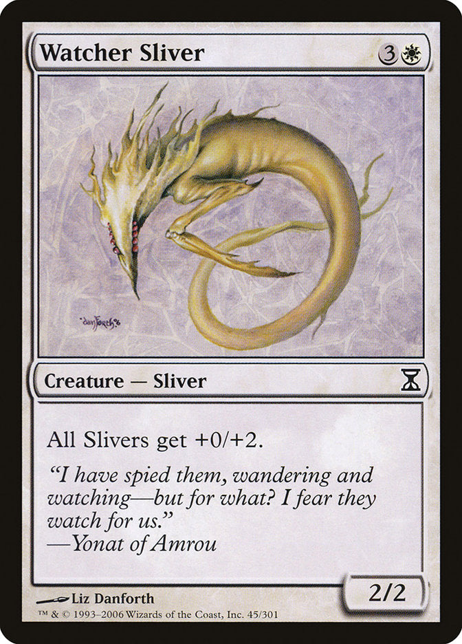 Watcher Sliver [Time Spiral] | Boutique FDB TCG