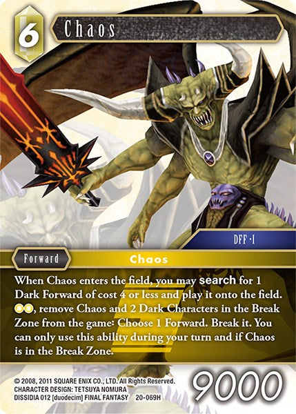 Chaos [Dawn of Heroes] | Boutique FDB TCG