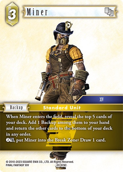 Miner [Dawn of Heroes] | Boutique FDB TCG