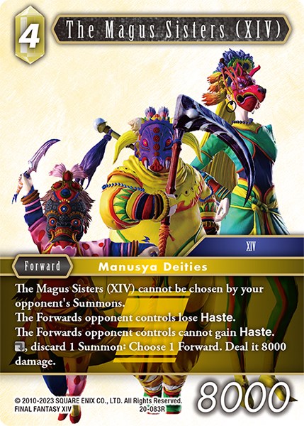 The Magus Sisters (XIV) [Dawn of Heroes] | Boutique FDB TCG