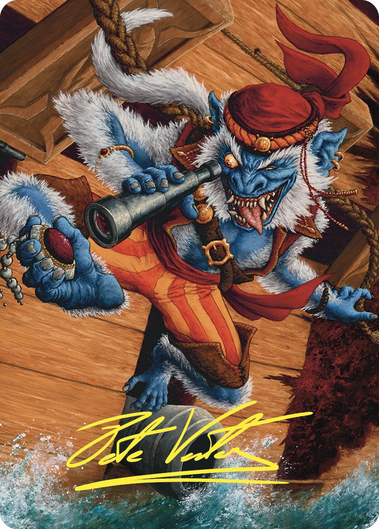 Treasure Nabber Art Card (Gold-Stamped Signature) [Commander Masters Art Series] | Boutique FDB TCG