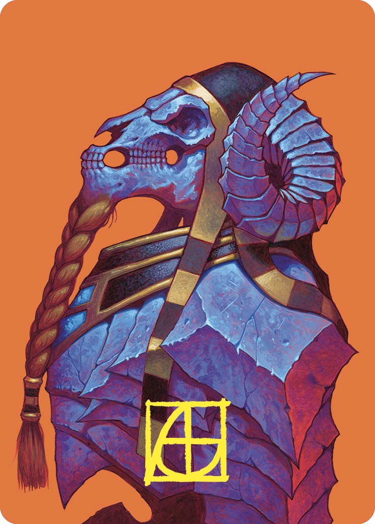 Neheb, the Eternal Art Card (Gold-Stamped Signature) [Commander Masters Art Series] | Boutique FDB TCG