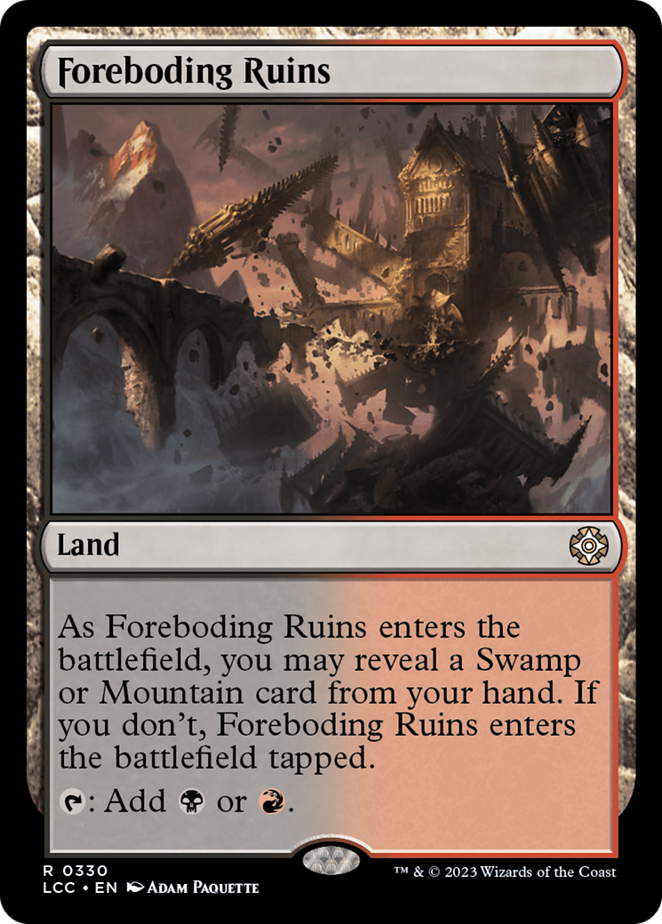 Foreboding Ruins [The Lost Caverns of Ixalan Commander] | Boutique FDB TCG