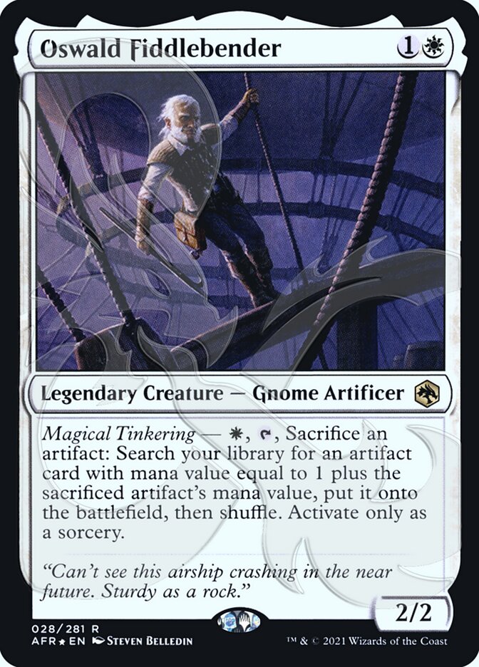 Oswald Fiddlebender (Ampersand Promo) [Dungeons & Dragons: Adventures in the Forgotten Realms Promos] | Boutique FDB TCG