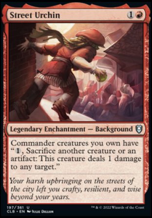 Street Urchin [Commander Legends: Battle for Baldur's Gate] | Boutique FDB TCG