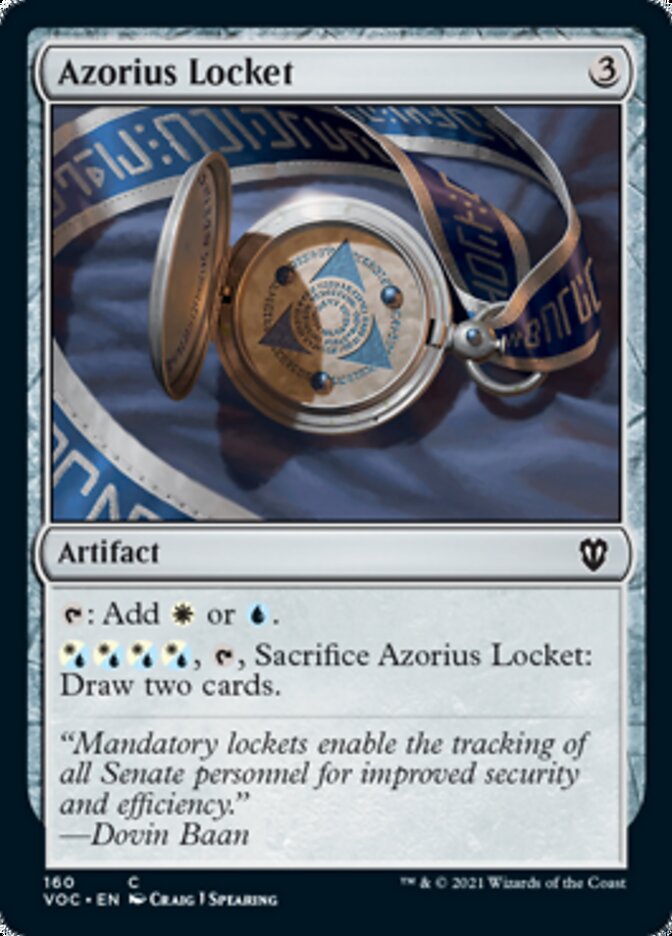 Azorius Locket [Innistrad: Crimson Vow Commander] | Boutique FDB TCG