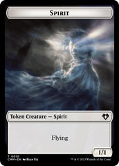 Spirit (0010) // Satyr Double-Sided Token [Commander Masters Tokens] | Boutique FDB TCG