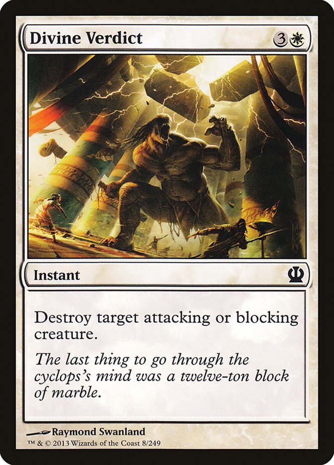 Divine Verdict [Theros] | Boutique FDB TCG