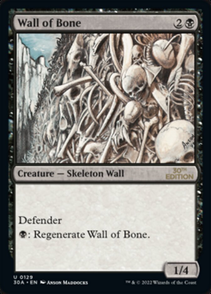 Wall of Bone [30th Anniversary Edition] | Boutique FDB TCG