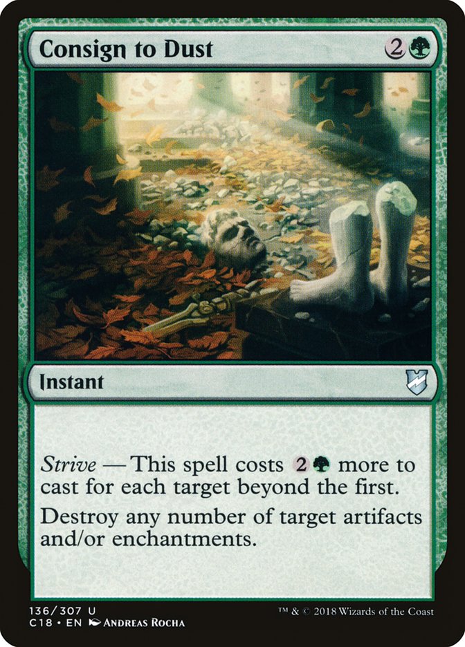 Consign to Dust [Commander 2018] | Boutique FDB TCG