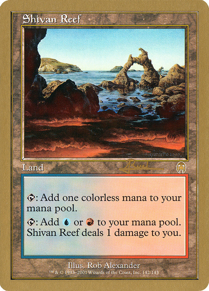 Shivan Reef (Antoine Ruel) [World Championship Decks 2001] | Boutique FDB TCG