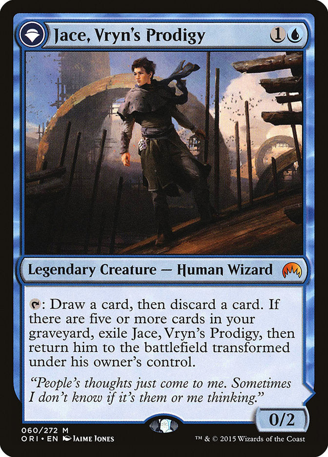 Jace, Vryn's Prodigy // Jace, Telepath Unbound [Magic Origins] | Boutique FDB TCG