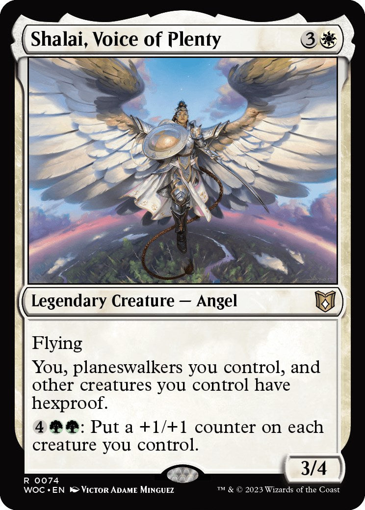 Shalai, Voice of Plenty [Wilds of Eldraine Commander] | Boutique FDB TCG