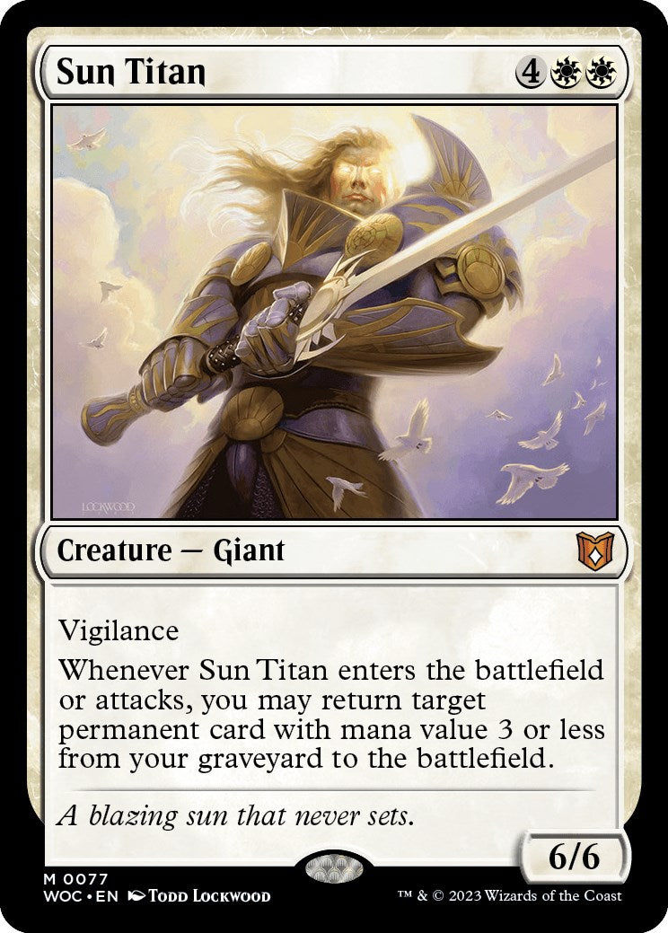 Sun Titan [Wilds of Eldraine Commander] | Boutique FDB TCG