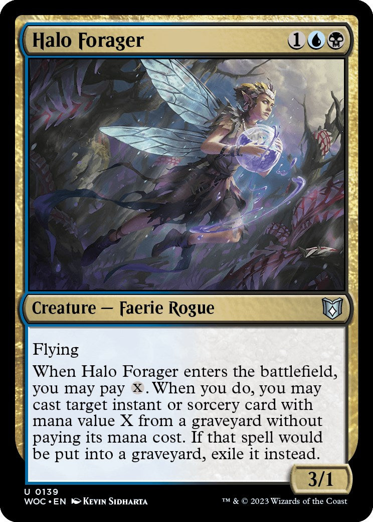 Halo Forager [Wilds of Eldraine Commander] | Boutique FDB TCG