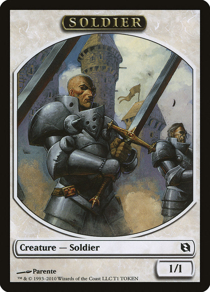 Soldier Token [Duel Decks: Elspeth vs. Tezzeret Tokens] | Boutique FDB TCG