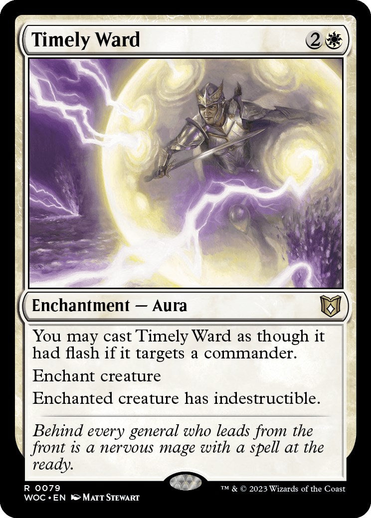 Timely Ward [Wilds of Eldraine Commander] | Boutique FDB TCG