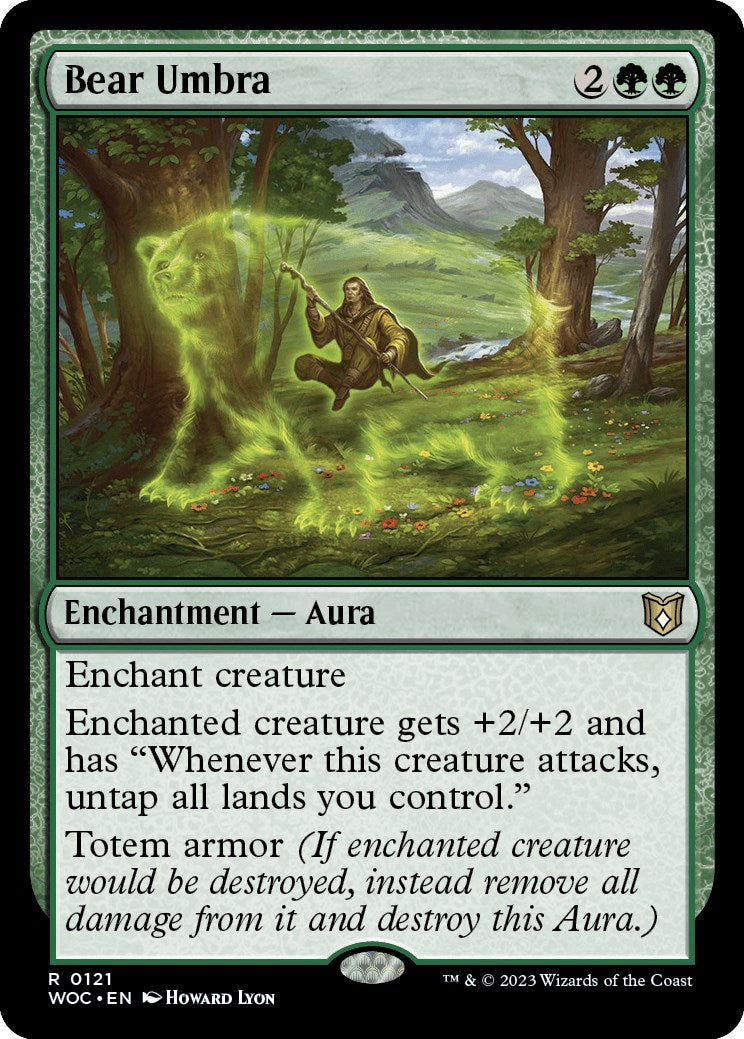 Bear Umbra [Wilds of Eldraine Commander] | Boutique FDB TCG