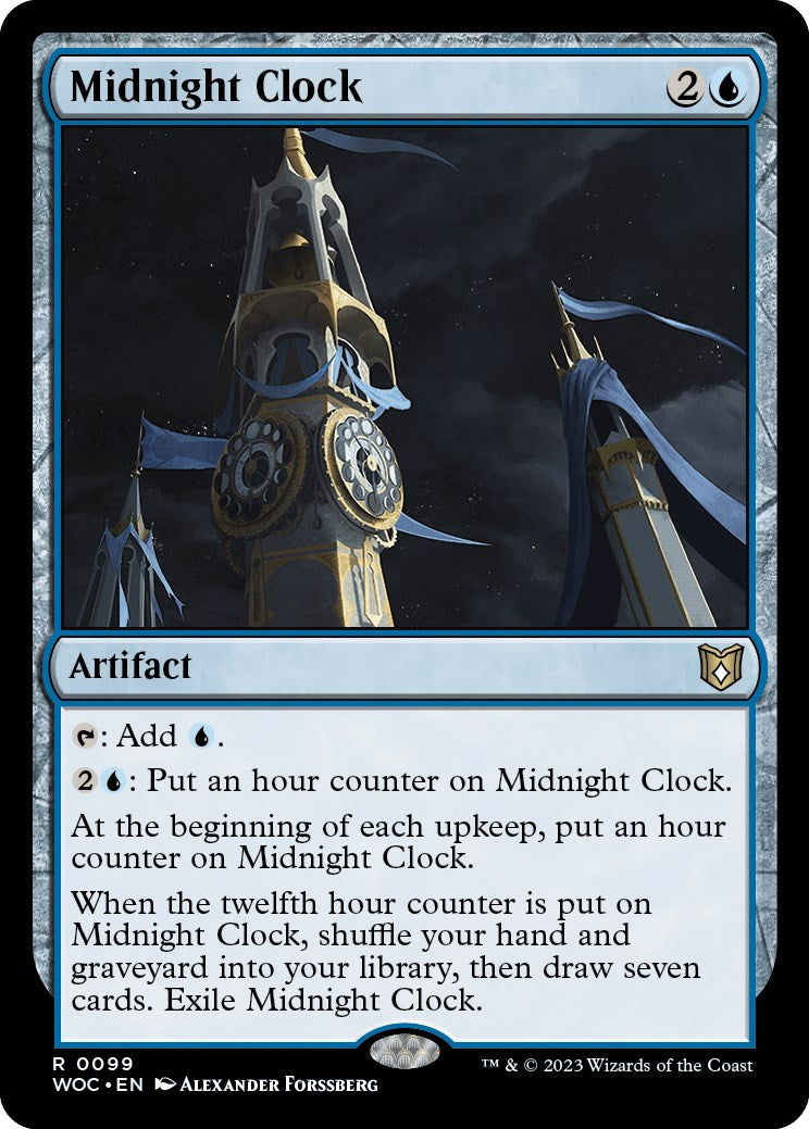 Midnight Clock [Wilds of Eldraine Commander] | Boutique FDB TCG