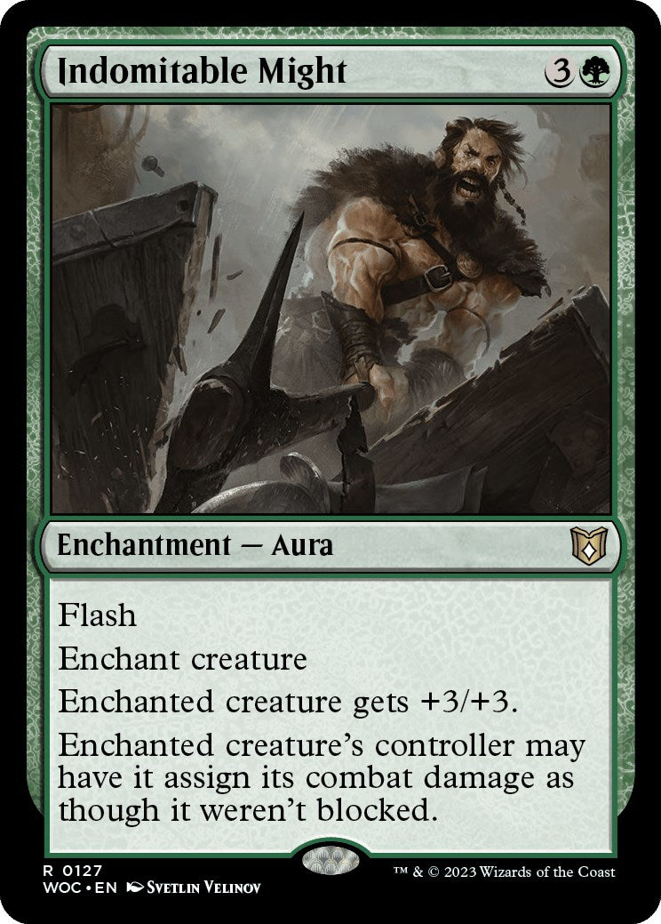 Indomitable Might [Wilds of Eldraine Commander] | Boutique FDB TCG