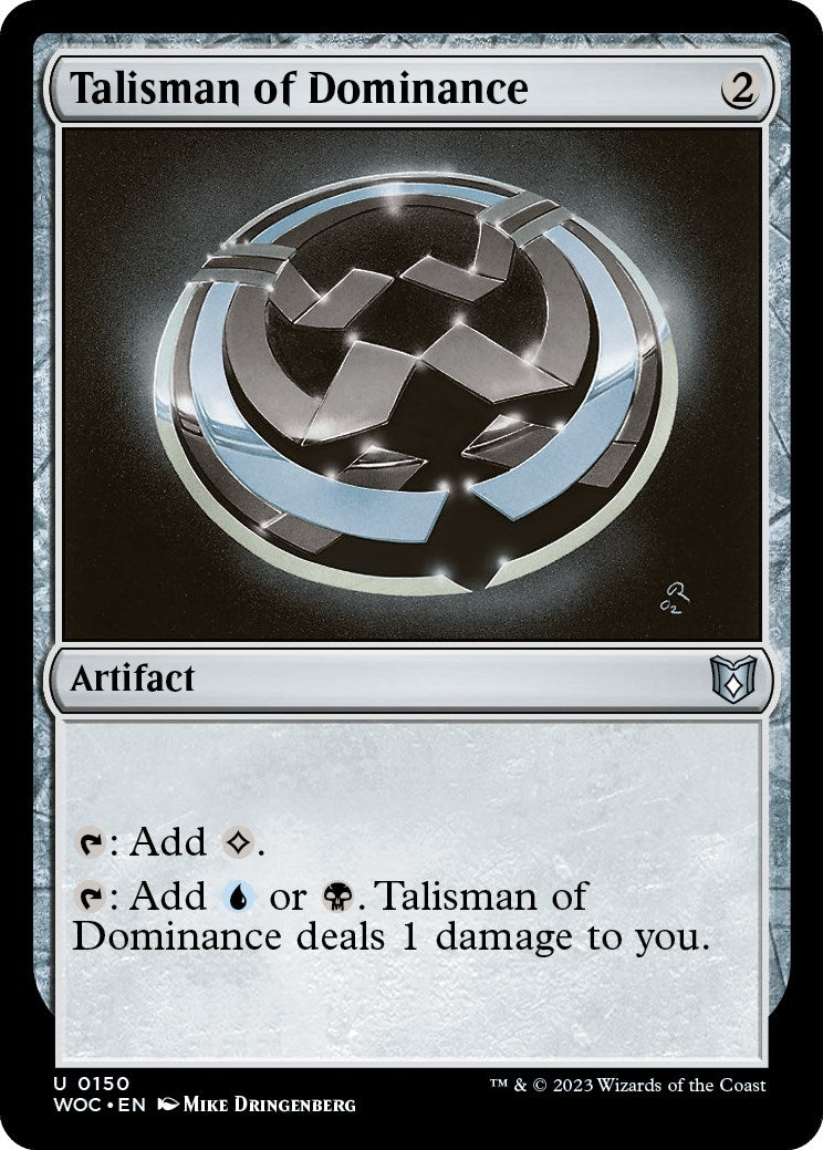 Talisman of Dominance [Wilds of Eldraine Commander] | Boutique FDB TCG