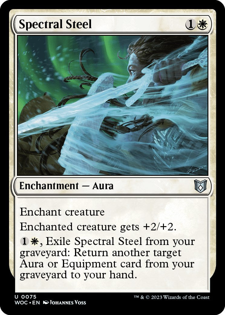 Spectral Steel [Wilds of Eldraine Commander] | Boutique FDB TCG