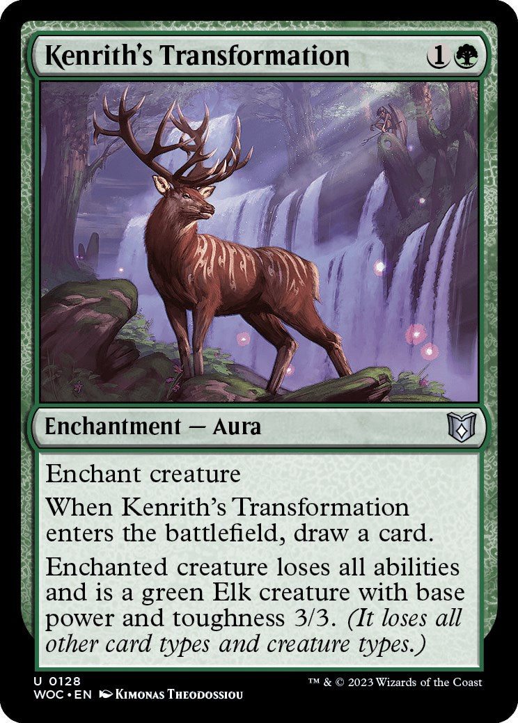 Kenrith's Transformation [Wilds of Eldraine Commander] | Boutique FDB TCG