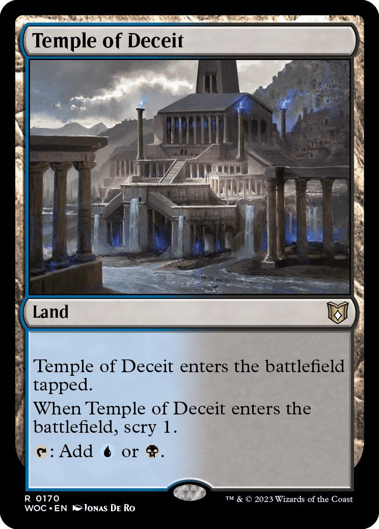 Temple of Deceit [Wilds of Eldraine Commander] | Boutique FDB TCG