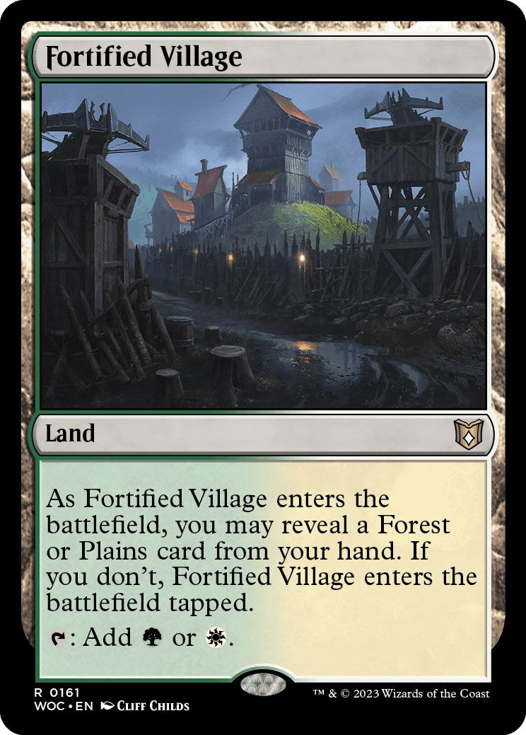 Fortified Village [Wilds of Eldraine Commander] | Boutique FDB TCG