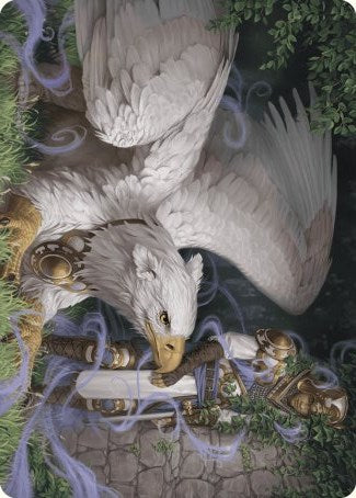 Dutiful Griffin Art Card [Wilds of Eldraine Art Series] | Boutique FDB TCG