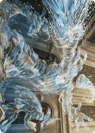 Splashy Spellcaster Art Card [Wilds of Eldraine Art Series] | Boutique FDB TCG