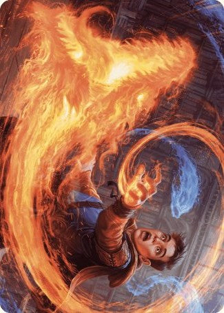 Frantic Firebolt Art Card [Wilds of Eldraine Art Series] | Boutique FDB TCG