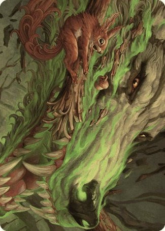 Leaping Ambush Art Card [Wilds of Eldraine Art Series] | Boutique FDB TCG