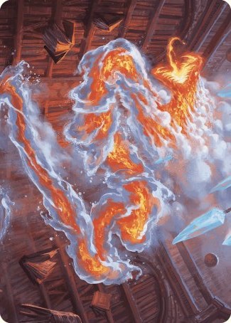 Scalding Viper Art Card [Wilds of Eldraine Art Series] | Boutique FDB TCG