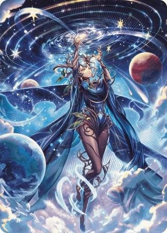 Omniscience Anime Art Card [Wilds of Eldraine Art Series] | Boutique FDB TCG