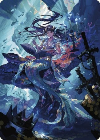 Rhystic Study Art Card [Wilds of Eldraine Art Series] | Boutique FDB TCG