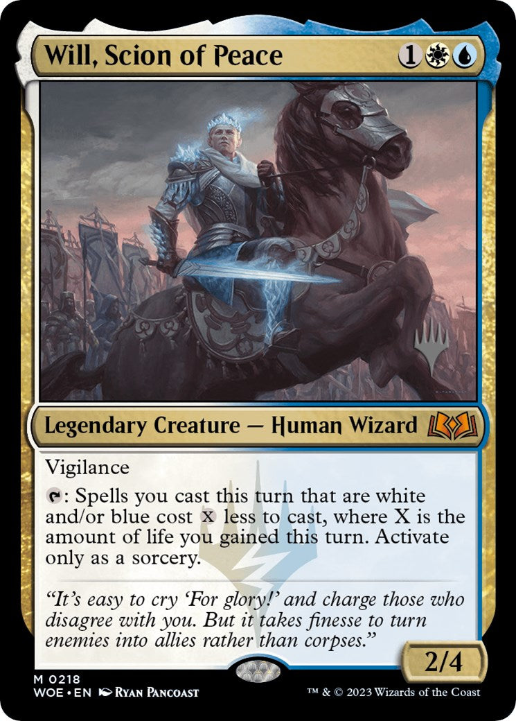 Will, Scion of Peace (Promo Pack) [Wilds of Eldraine Promos] | Boutique FDB TCG