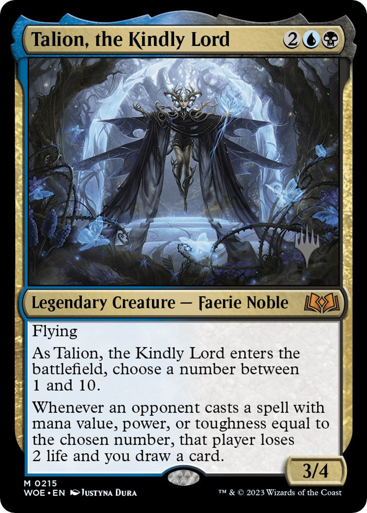 Talion, the Kindly Lord (Promo Pack) [Wilds of Eldraine Promos] | Boutique FDB TCG