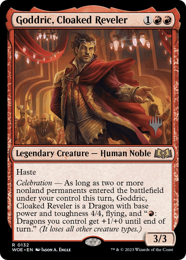 Goddric, Cloaked Reveler (Promo Pack) [Wilds of Eldraine Promos] | Boutique FDB TCG