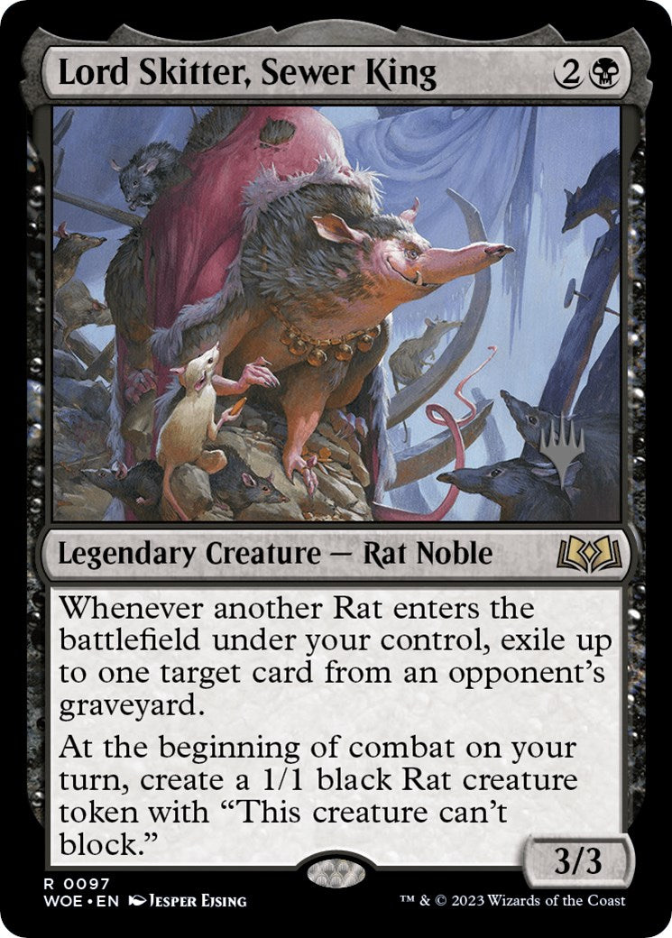 Lord Skitter, Sewer King (Promo Pack) [Wilds of Eldraine Promos] | Boutique FDB TCG