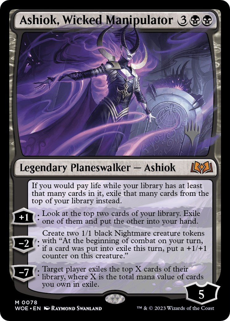 Ashiok, Wicked Manipulator (Promo Pack) [Wilds of Eldraine Promos] | Boutique FDB TCG