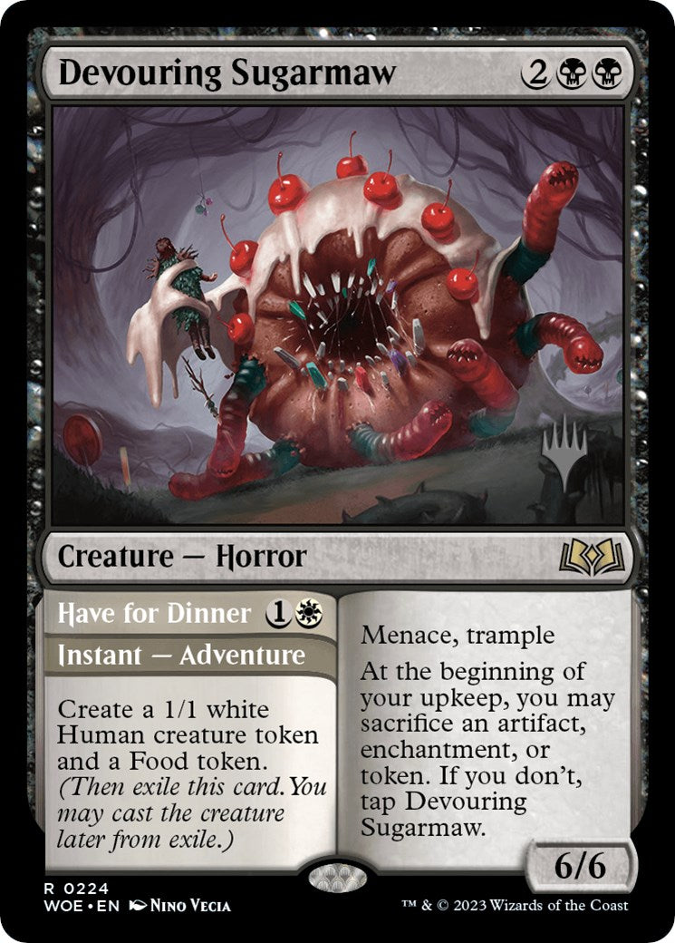 Devouring Sugarmaw // Have for Dinner(Promo Pack) [Wilds of Eldraine Promos] | Boutique FDB TCG