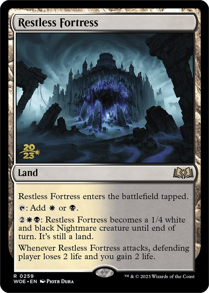 Restless Fortress [Wilds of Eldraine Prerelease Promos] | Boutique FDB TCG