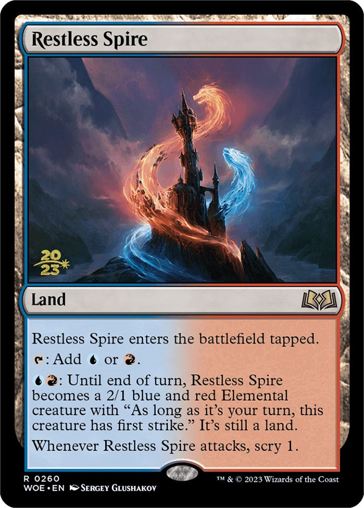 Restless Spire [Wilds of Eldraine Prerelease Promos] | Boutique FDB TCG