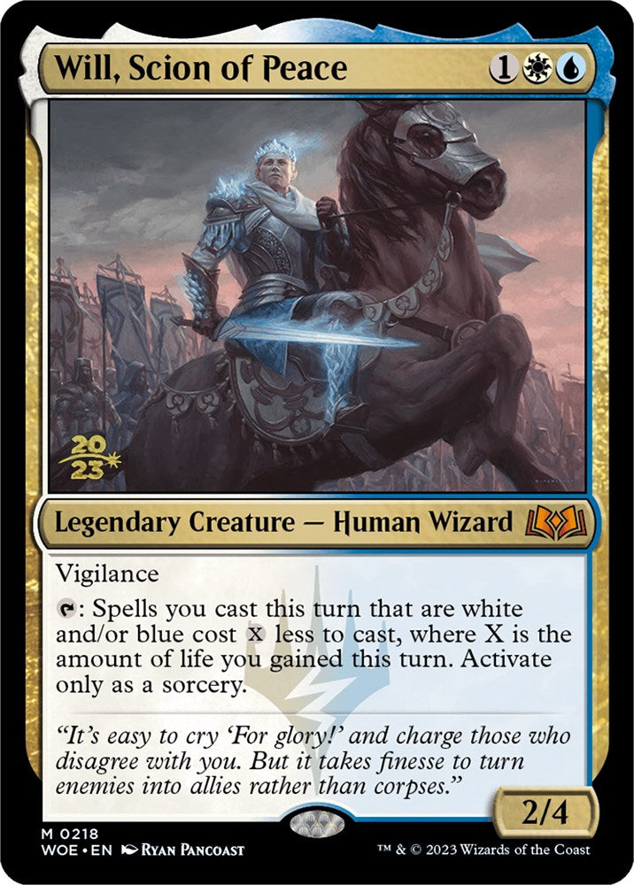 Will, Scion of Peace [Wilds of Eldraine Prerelease Promos] | Boutique FDB TCG